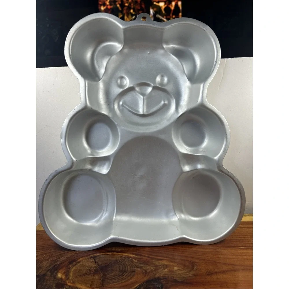 Wilton Huggable‎ Teddy Bear Cake Pan Vintage 1982 #502-3754 Aluminum